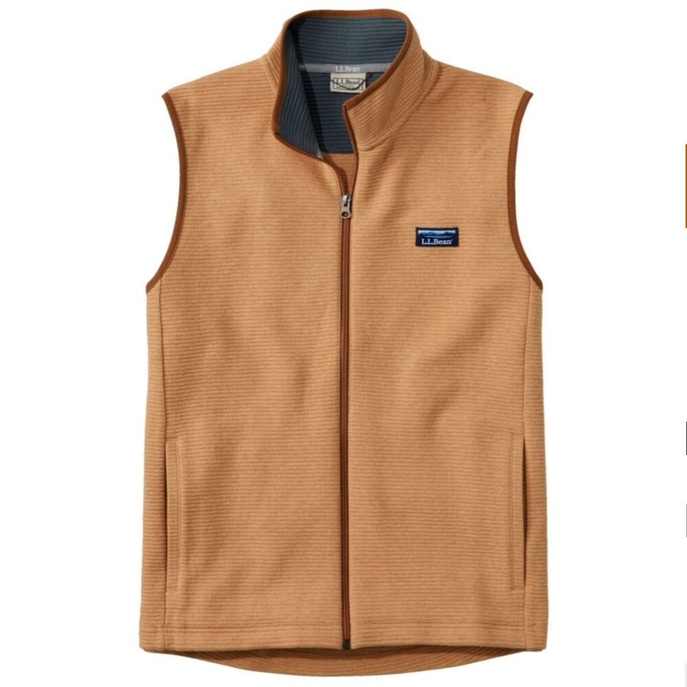 L.L. Bean Men's Lakewashed Double-Knit Vest | Size M Tall - Picture 2 of 9